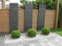 Black Slate Flagstones | Modern Patio | Landscaping | Garden Design | MJM Landscapes