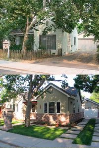 before and after curb appeal photos