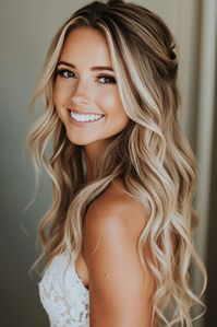 50  All-Down Bridal Hair Ideas You’ll Fall in Love With | Matched Hearts