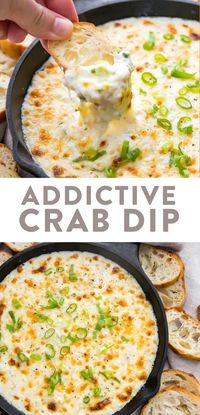 Get ready to fall in love with this irresistible crab dip! It's an incredibly simple yet mouthwatering appetizer, bursting with rich and creamy flavors from crab, green onions, cream cheese, mayo, and cheese. Perfect for pairing with crackers, chips, or bread, it's an ideal choice for tailgates, holidays, or any party gathering. Plus, it's low carb, keto-friendly, and gluten-free.