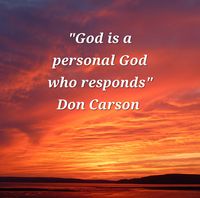 "Yet God is a personal God who responds. That is one of the great lessons of the psalms; it is one of the grand assumptions of the prayers of Paul. We have already observed a number of instances in which David, oppressed by illness, enemies, defeat, tragedy, guilt, turns to the Lord and begs Him not to hide His face. The Lord responds, and the psalm ends in a shout of triumph." Don Carson, 'How Long O Lord'.

Photo by Lee Watts - www.pixabay.com.