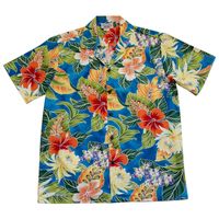 The best hawaiian shirts for men, hawaiian shirt for women and kids are available, designed just for you.   	Fabric: four-way stretch (95% polyester and 5% spandex)  	Regular fit  	Fabric Weight: 120 g/m².  	Care Instruction: machine wash cold with similar colors, do not bleach, tumble dry low, do not iron, do not dry clean.  This product is crafted from a premium polyester and spandex blend, making it both comfortable and durable. Each panel is individually printed, cut and sewn to ensure a fla