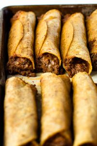 Oven Baked Beef Taquitos | Lexi's Clean Kitchen