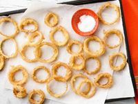 Cornmeal-Fried Onion Rings Recipe | Ina Garten | Food Network