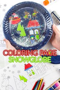 Snowglobe Craft for Kids - Make a Winter Snow Globe! • Kids Activities Blog