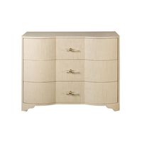 Plymouth Large Natural Grasscloth Three Drawer Chest | Scout & Nimble