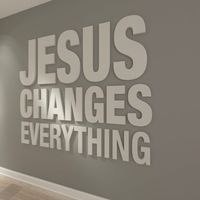 Jesus Changes Everything Faith Sign God 3D Letters - Etsy