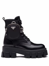 Prada Monolith Combat Boots - Farfetch