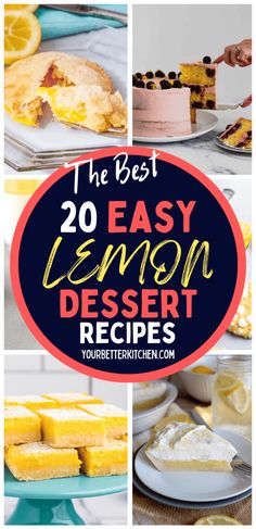 the best lemon desserts to bake