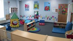 the children's playroom is clean and ready for their parents to use it