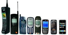 there are many different cell phones lined up together