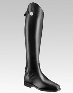 Tucci Tall Riding Dress Boots "Galileo" - Black Luxury Riding Boots With Leather Sole, Elegant Knee-high Riding Boots, Elegant Fitted Riding Knee-high Boots, Elegant Leather Sole Knee-high Boots For Riding, Elegant Winter Riding Boots, Elegant Snip Toe Riding Boots, Riding Dress, Equestrian Clothes, Equine Fashion