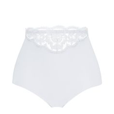 High-waisted panty MEY Amazing Summer Brief Bottoms Partially Lined, White Brief Bottoms With Wide Waistband, Fitted Bottoms With High-cut Leg And Partial Lining, Elegant Shaping Summer Bottoms, Elegant Summer Shaping Bottoms, Elegant White Stretch Shapewear, Elegant White Brief Shapewear, Elegant White Shapewear Briefs, White High-cut Leg Bottoms For Daywear