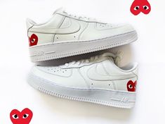 ♥ Hand painted custom Nike footwear ★ Turnaround time: 1-3 weeks ✈︎ Free shipping within the US Basket Air Force One, Customising Shoes, Shoe Embroidery, Shoe Artwork, Black Air Force 1, Nike Footwear, Nike Air Force 1 Custom, Custom Nike Shoes, Air Force 1 Custom