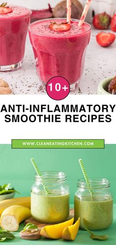 Looking to tackle inflammation and shed some pounds? Dive into this roundup of the Best Anti-Inflammatory Smoothies for Weight Loss! Packed with ingredients backed by science to support healthy weight loss and fight inflammation, these smoothie recipes are a delicious way to kickstart your wellness journey. Easy Anti Inflammation Smoothies, Antiflammatory Smoothie, Anticancer Smoothie, Antiflammatory Smoothie Recipes, Anti Inflammation Morning Drink, Anti Inflammation Green Smoothie, Smoothie Recipes Antiinflammatory, Smoothies For Inflammation And Pain, Sick Smoothie Recipes