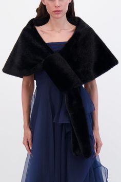 A plush layer of elegance, this faux mink stole is the perfect accessory for sophisticated occasions. REF: 8890008 Faux Fur Shrug, Mink Stole, Fur Shrug, Faux Fur Wrap, Glamorous Style, Plus Size Designers, Big Clothes, Plus Size Shopping, Black Faux Fur