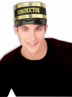 Polar Express Conductor, Train Conductor Costume, Train Conductor Hat, Career Costumes, Engineer Hat, Halloween Costume Hats, Conductor Hat, Train Conductor, Nurse Hat