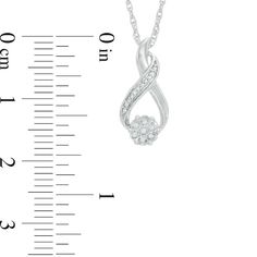 Easy and elegant, this diamond pendant and drop earrings set celebrates your everlasting love story. Crafted in cool sterling silver, the pendant features a sparkling diamond-accented infinity symbol-shaped frame centered with a flower-shaped cluster of shimmering diamond accents. It suspends along an 18.0-inch rope chain that closes with a spring-ring clasp. The coordinating post earrings share the same design and secure comfortably with friction backs. A charming look, this ensemble is buffed to a brilliant luster. The set arrives beautifully boxed and ready for giving. Silver Infinity Jewelry With Brilliant Cut, Diamond Cut Infinity Jewelry In Diamond White, Infinity Shaped Diamond White Jewelry With Diamond Cut, Diamond White Infinity Jewelry For Anniversary, Diamond White Infinity-shaped Jewelry With Diamond Cut, Diamond White Infinity Jewelry With Diamond Cut, Sterling Silver Infinity Jewelry With Diamond Accents, Sterling Silver Infinity Jewelry With Brilliant Cut, Anniversary Jewelry With Diamond Accents In Infinity Shape