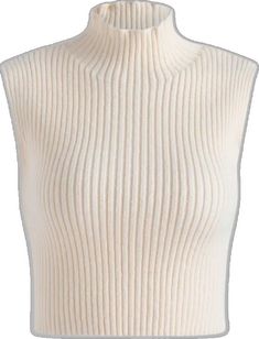 Fitted Ribbed Sweater Vest For Fall, Cozy Fitted Ribbed Knit Top, Cozy Ribbed Fitted Knit Top, Fitted Beige Ribbed Sweater Vest, Fitted Ribbed Sweater Vest For Winter, Chic Fitted Knitted Sweater Vest, Fitted Soft Knit Sweater Vest For Spring, Chic Ribbed Sweater Vest For Winter, Winter White Ribbed Sweater Vest