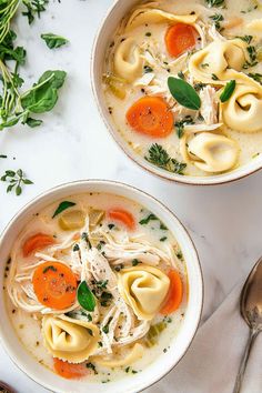 Warm up with a bowl of this amazing chicken tortellini soup! It's creamy, satisfying, and guaranteed to please. Crockpot Chicken Tortellini Soup, Tortellini Chicken Soup, Chicken Tortellini Soup Crock Pot, Creamy Chicken Tortellini Soup, Creamy Chicken Tortellini, Chicken Tortellini Soup, Amazing Chicken, Chicken Tortellini, Filled Pasta