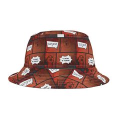 First, it protected fishermen from rain in the 1900s. Now, the personalized bucket hat is making its way to the very top of fashion picks for all ages. Choose the seam lines, add your zaniest designs and patterns on the bucket hat and make a modern wardrobe staple come to life.  .: Material: 100% polyester .: Available in 2 sizes .: Two stitching color options to pick from .: Sewn-in label .: Made in USA Retro Wide Brim Bucket Hat For Outdoor, Retro Reversible Hat With Curved Brim, Retro Bucket Hat For Outdoor, Retro Outdoor Bucket Hat, Retro Wide Brim Bucket Hat, Ghostface Comic, Vintage Bucket Hat, Modern Wardrobe, Bucket Hats