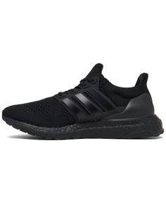 Regardless of your plan of action, do it with peak performance. The adidas Women's UltraBOOST 1.0 Running Sneakers are modified for maximum mobility. A primeknit textile upper combines with a Boost midsole built to secure and soften the impact of every step. Black High-top Running Shoes With Vented Sides, Black Sneakers With Vented Sides For Streetwear, Black Athleisure Sneakers With Vented Sides, Black Custom Cushioned Footbed Sneakers In Athleisure Style, Black Athleisure Custom Sneakers With Cushioned Footbed, Adidas Sneakers With Vented Sides For Streetwear, Black Cushioned Custom Sneakers For Athleisure, Adidas Custom Black Breathable Sneakers, Adidas Black Running Shoes For Marathon