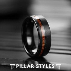 Obedience Is Better Than Sacrifice, Mediterranean Style Wedding, Wedding Rings Tattoo, Ideas For Rings, Wedding Rings For Him, Rings For Men Wedding, Men Wedding Rings, Koa Wood Ring, Matching Ring Set