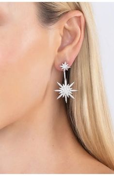 EYE CANDY LOS ANGELES North Star CZ Crystal Drop Earrings | Nordstromrack Star Drop Earrings, Crystal Dangle Earrings, Fashion Jewelry Earrings, Crystal Drop Earrings, Chic Jewelry, Crystal Drop, Keep Jewelry, North Star, Star Shape