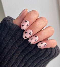 CUTE VALENTINES DAY NAIL IDEAS | HEART NAILS Manicure Gel, Cute Gel Nails, Neutral Nails, Heart Nails, Dream Nails, Chic Nails, Short Acrylic Nails, Valentine's Day Nails, Valentines Nails