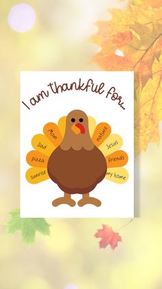 a thanksgiving card with an image of a turkey and the words, i don't think