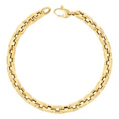 Our Chunky Box Chain Bracelet is our newest chain. These handmade links are soldered together by our artisan jewelers. These links were created for the ultimate statement piece just in time for sweater season. Also available as a necklace and made in 14k solid gold this chain will soon become your new favorite.

Link Size: 9mm(H) x 6mm(W)
Solid 14K Gold - Semi Hollow Links

Lobster Clasp Lock
Lifetime Guarantee Sweater Season, Gold Bracelets, Gold Baby, Lovely Jewellery, Personalized Necklace, Box Chain, Just In Time, Chain Link Bracelet, Bracelet Sizes