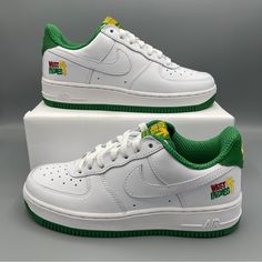 Nike Air Force 1 Low Retro Qs /Color White/Hite-Classic Green Women Size/ 8.5 / 8 / 7.5 Men Size / 7 / 6.5 / 6 Can An Icon Get More Iconic? This Af1 Goes For It With An Anniversary Edition Of The 2002 Design Honoring The Cultures Of The West Indies. Crisp White Is Punctuated With Pops Of Color Throughout, And Features An Embroidered "West Indies" And Palm Tree. Take A Peek At The Insole For Your Very Own Geography Lesson, Just In Time For The Annual Parade In Brooklyn That Celebrates The Islands Nike Air Force 1 West Indies, Sporty White Nike Air Force 1 With Rubber Sole, Nike Air Force 1 With Boost Midsole In White, Nike Air Force 1 White With Boost Midsole, White Nike Air Force 1 With Rubber Sole, Nike Air Force 1 White With Branded Insole, Nike Air Force 1 White Synthetic With Rubber Sole, White Nike Air Force 1 With Round Toe, Nike Air Force 1 White With Cushioned Footbed