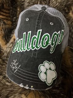 You comment with your school mascot and colors. School Mascot, Trucker Cap, Trucker Hat, Baseball Hats, Ships, Baseball, Embroidery, Hats, Color