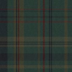 a green and red plaid fabric that is very similar to the tartan in scotland