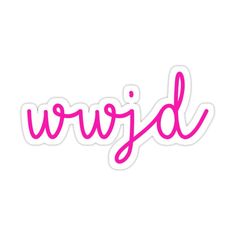 the word weird written in pink on a white background