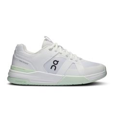 a white tennis shoe on a white background