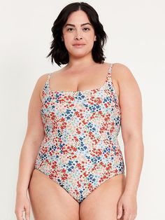 One-Piece Swimsuit | Old Navy Navy One Piece, One Piece For Women, Toddler Boys, One Piece Swimsuit, Spaghetti Strap, Old Navy, Fitness Models, Scoop Neck, Spaghetti