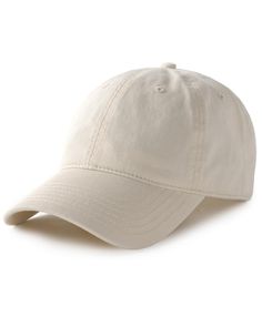 PRICES MAY VARY. 100% Cotton Imported Buckle closure Baseball Cap is made of 100% washed cotton, Unisex vintage style. It crafted from premium materials for a lightweight and comfortable fit. Cotton Unstructured Soft Baseball Cap, the Premium material and rigorous crafting process to ensure durability and functional. The cap restores it's shape quickly after you take it out package. keep the shape on your head, no weird shape. This vintage-inspired baseball cap is the perfect accessory for any o Girl Baseball Cap, Men's Baseball Cap, Summer Cap, Weird Shapes, White Caps, Baseball Caps Mens, Women Vintage, Baseball Hat, Dad Hat