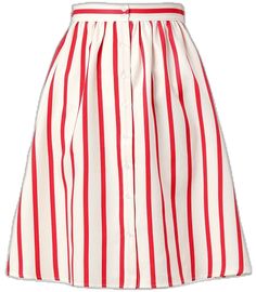 A Line Midi Skirt, Midi Skirt With Pockets, White Striped Skirt, Midi Flare Skirt, Skirt With Buttons, Striped Skirt, Mid Length Skirts, 50s Fashion, Stripe Skirt