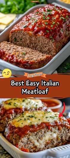 the best easy italian meatloaf recipe