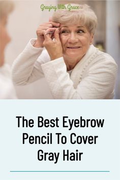 Best Eyebrow Pencil For Gray Hair, Grey Eyebrows How To Cover, Eyebrow Color For Gray Hair, Eyebrows For Gray Hair, Grey Hair Eyebrow Color, Grey Hair Eyebrows, Gray Eyebrows, Baileys Frozen