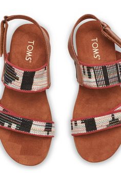 Multi Tribal Woven Women's Tierra Sandal Cute Work Outfits, Valentino Rockstud, Eclectic Fashion, Kinds Of Shoes, Old Hollywood Glamour, Shoe Obsession, Toms Shoes, Clothing Ideas