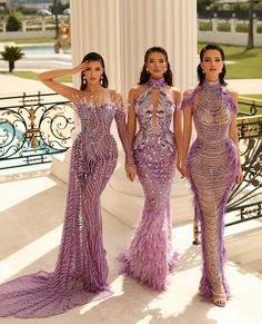 Bridesmaid Dresses Purple, Matric Ball Dresses, Wedding Dress Outfit, Girls Dress Outfits, Most Beautiful Wedding Dresses, Purple Dresses, Glamour Dress, Dream Wedding Ideas Dresses