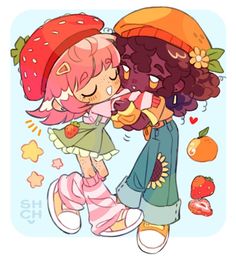 Kida Disney, Strawberry Shortcake Cartoon, Strawberry Shortcake Characters, Art Inspiration Drawing, Orange Blossom, Strawberry Shortcake