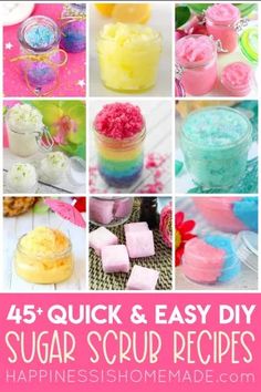 the best diy sugar scrub recipe for kids to make and use in their crafts