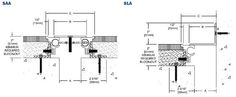 three drawings showing different types of valves and fittings for the same type of valve