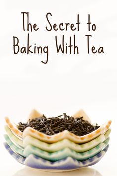 the secret to baking with tea