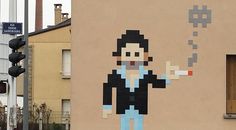 https://www.cyberbougnat.net/actus/nouvelle-invasion-clermont-ferrand-Invader-janvier-2016,9095.html Clermont Ferrand France, Street Art London, Street Art News, Crystal Ship, Street Art Paris, Serge Gainsbourg, Juxtapoz Magazine, Space Invaders, Dope Art