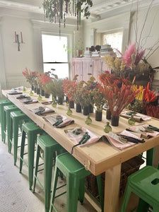 The Petite Botanist Workshop - Ages 4+ – thequietbotanist Flower Arrangement Workshop, Flower Shop Interiors, Dried Floral Wreaths, Flower Shop Decor, Flower Shop Design, Hudson Ny, Floral Wreaths, Flower Bar, Florist Shop