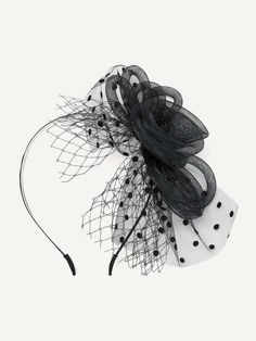 Mesh Headband, Elegant Headband, Dot Net, Fascinator Hairstyles, Embellished Headbands, Mermaid Makeup, Derby Party